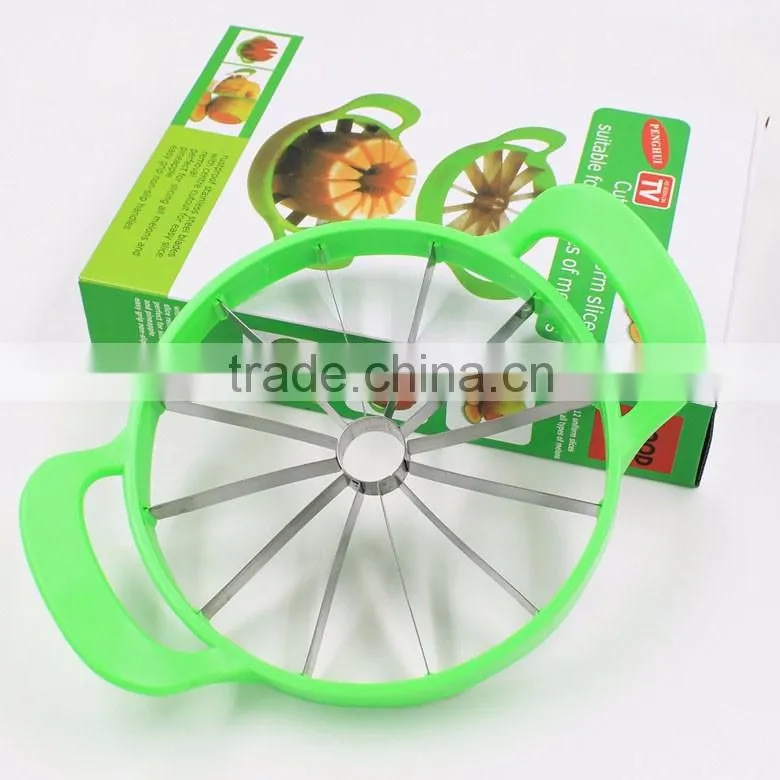 2016 hot selling stainless steel 304 watermelon slicer and cutter