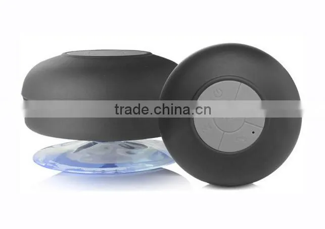 2015 Portable Waterproof Bluetooth Speaker Shower speaker Car Handsfree Receive Call & Music Suction Phone