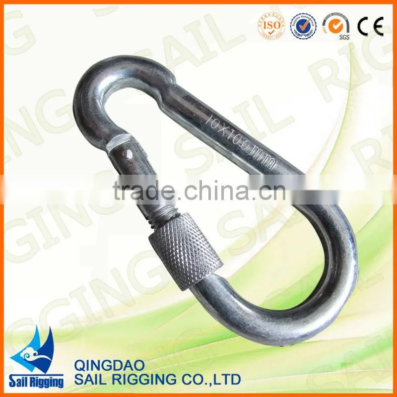 stainless steel delta snap hook