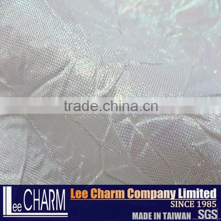 100% Polyester Metallic Luster Textile Fabric