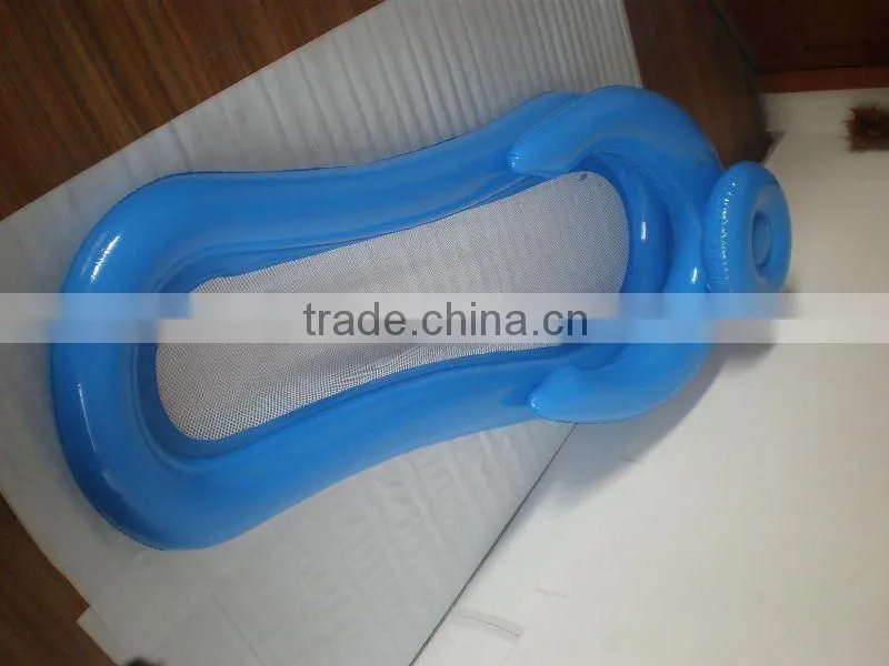 inflatable mess water float lounge for adult