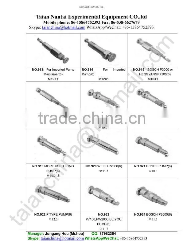 ABZ PUMP Dismounting and Assembling tool of fuel injection pump test bench