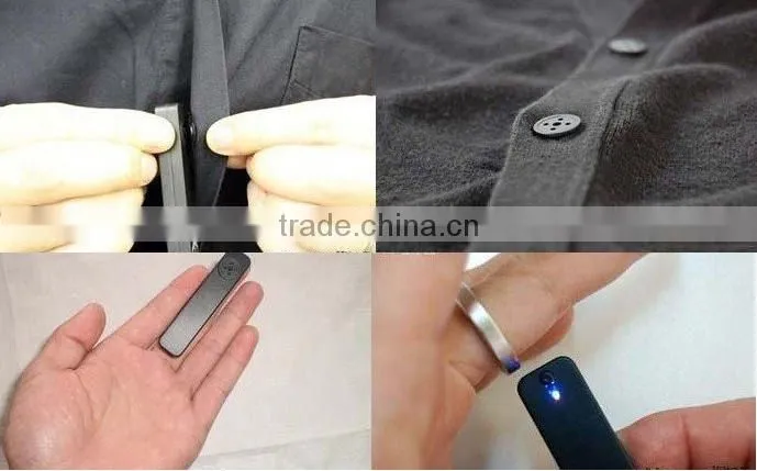 720P mini hidden Magic Ring H.264 Button Camera