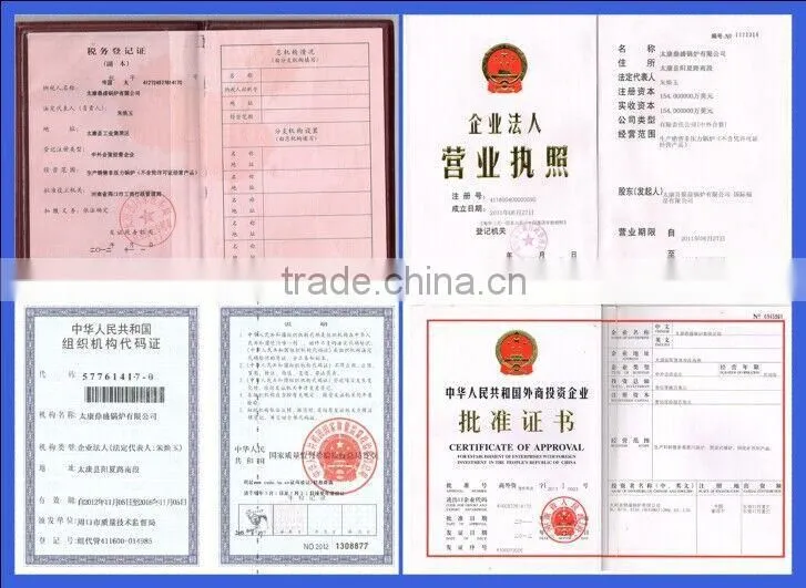 Trade Assurance Organic heat-carrier thermal oil fired generator boiler