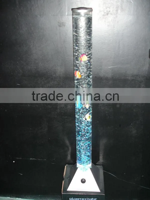plastic fish lamp,sell wedding lamp ,plastic vase ,led flower vase,craft light,water column light led light