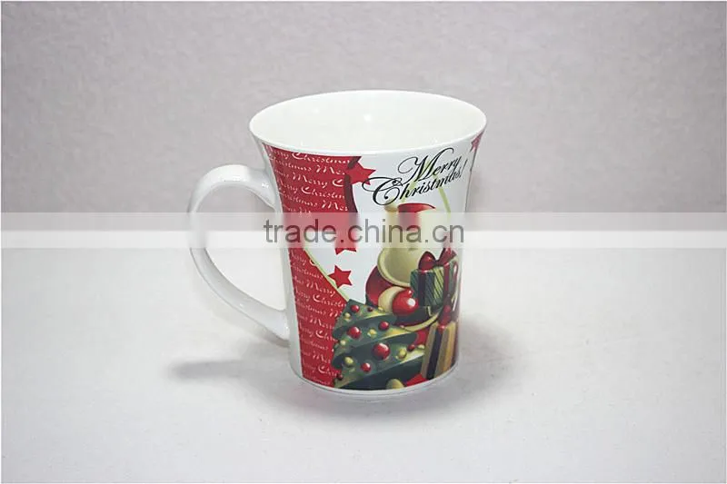Cheap 12oz walmart porcelain coffee mugs for christams