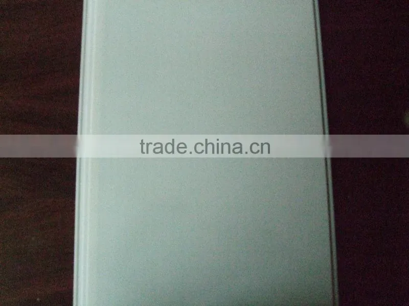 flat gold line silver line middle groove glossy white pvc ceiling panel