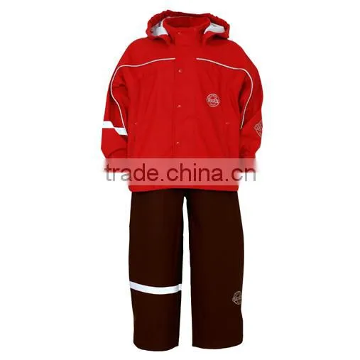 2014 new design kids rainsuit