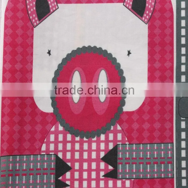 100% cotton textile digital print lovely cat pattern poplin cotton cloth fabrics