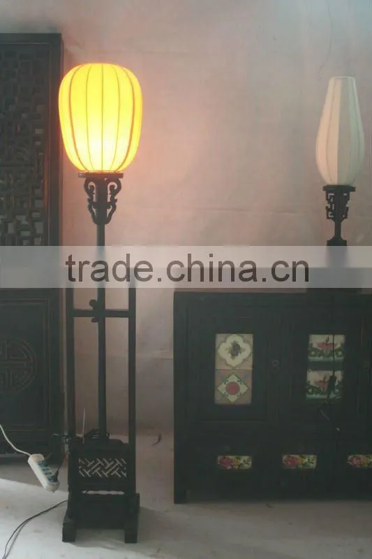 chinese antique white cloth table lantern