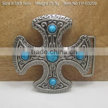 Fashion metal designer gold plate belt buckles