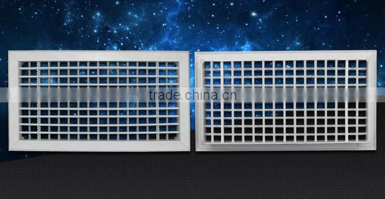 Hvac decorative supply air plastic air grille