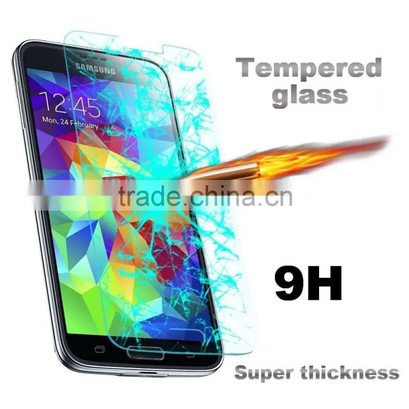 hot sell screen shield colored clear tempered glass screen protector for Samsung S7 edge