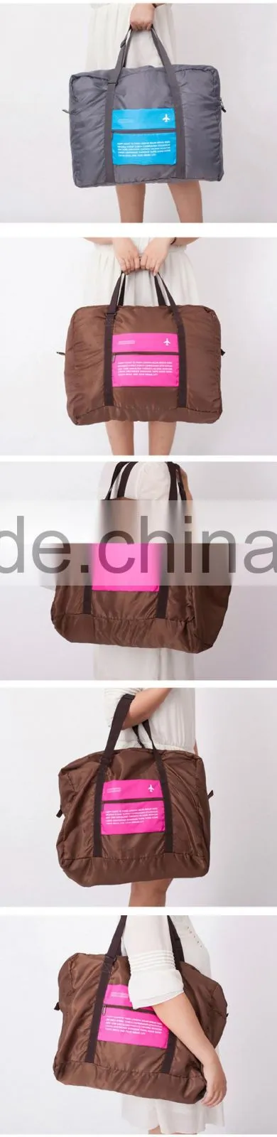 Justop quality foldable luggage travel bags