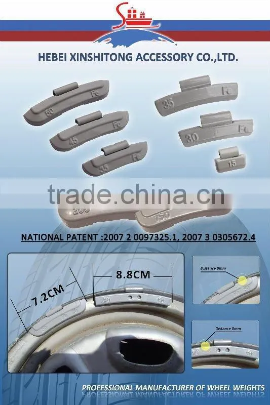 Zinc balancing weight-die casting