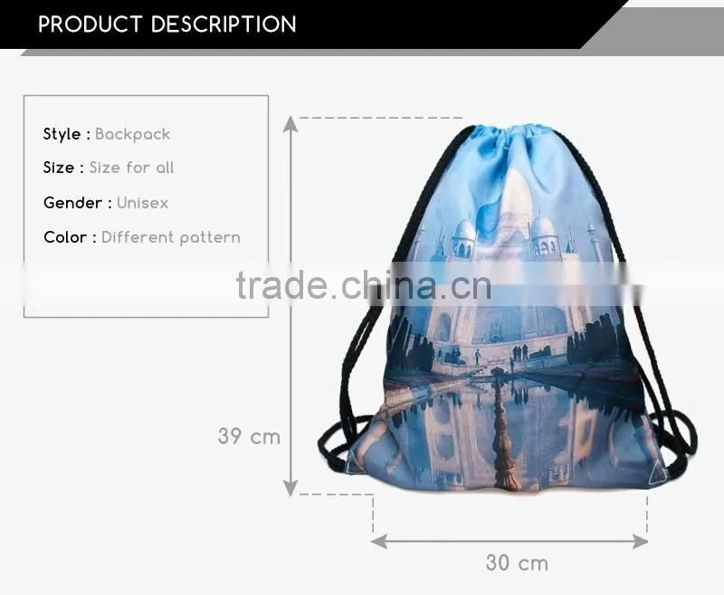 Digital Printing nylon fabric shopping bags,backpack ,drawstring bag ,customized CMYK printing is welcome