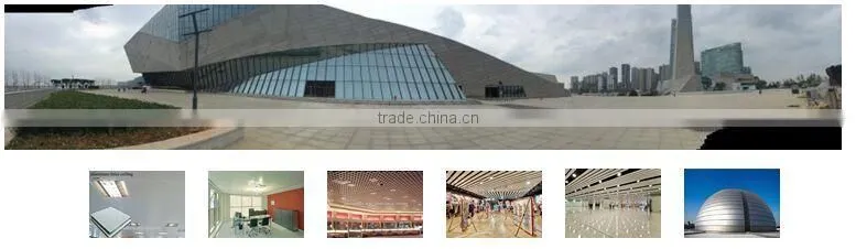 Waterproof aluminum false ceiling finish materials for home decorating