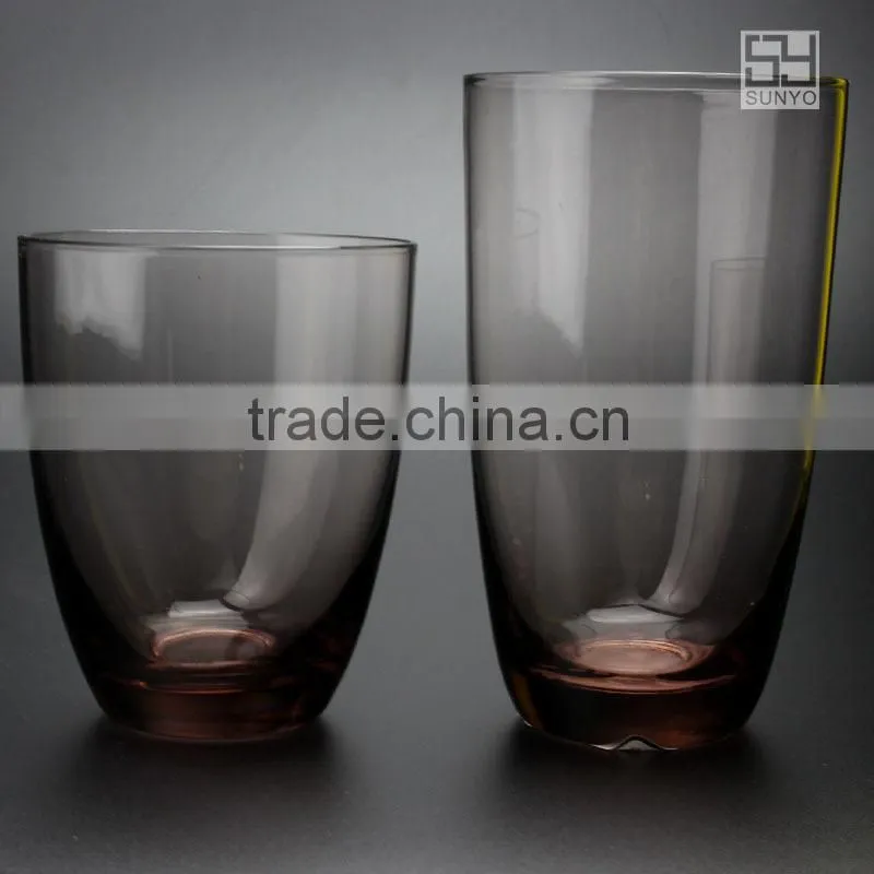 High Quality Crystal Colored Glassware Sets