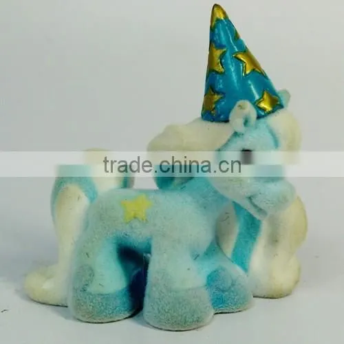 my little pony beautiful color flocking toys