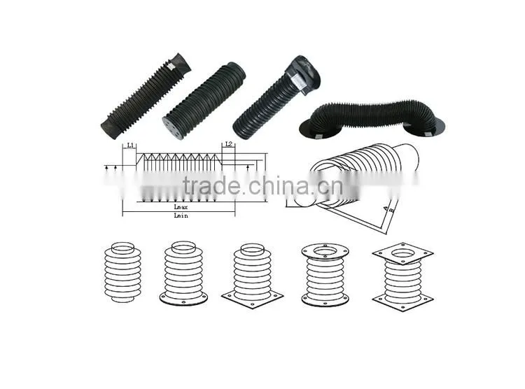Best Selling Spiral Texture Telescopic Cylinder Guard For Industrials