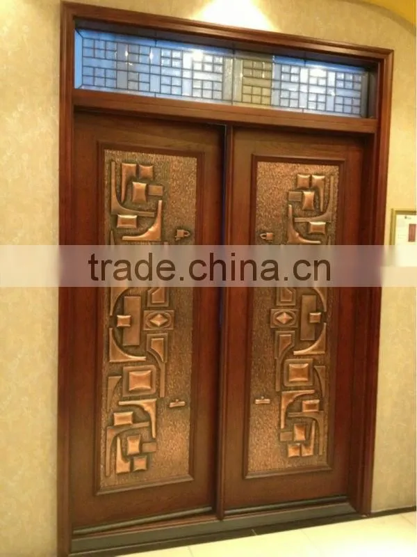 Copper doors