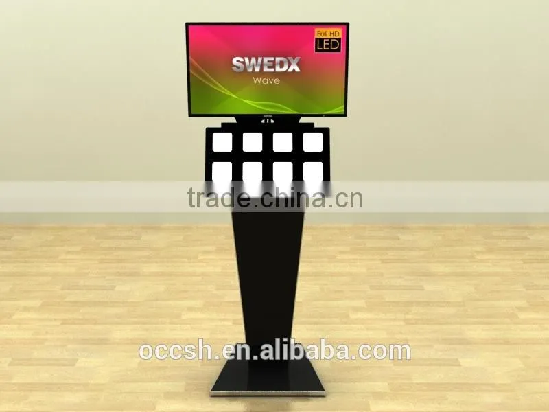 Swdex Wave 50 Inches Remote Control Advertising Display Kiosk Stand 4K Tough Panel DIgital Signage