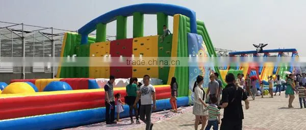 5 lanes amazing mega inflatable games, adult obstacle course game