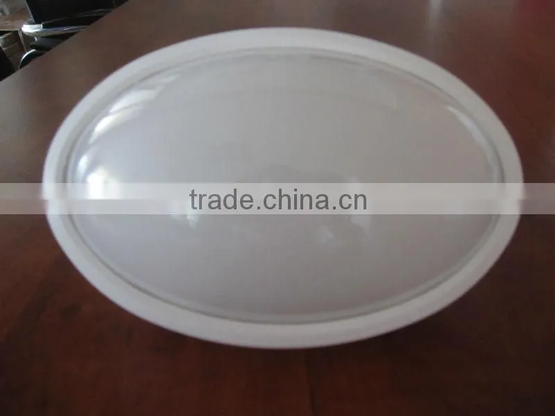 8w led wall lamp with milky white plastic body