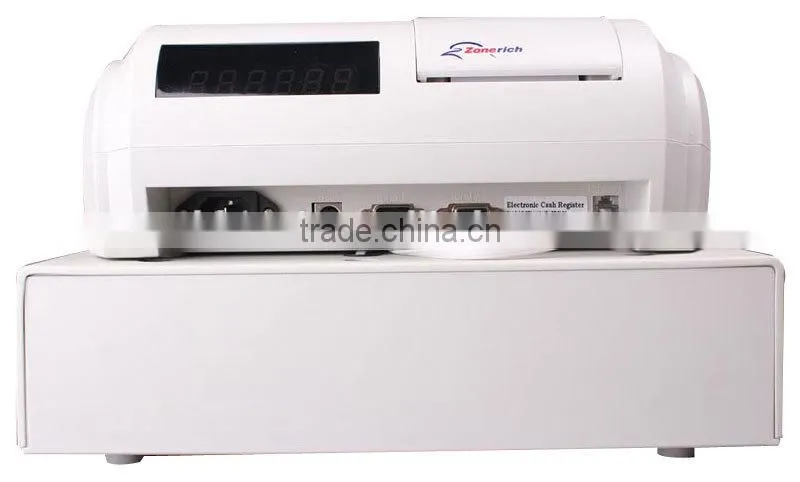 Bizsoft Small and exquisite ZONERICH ZQ-ECR1200 electronic cash register/cash drawer