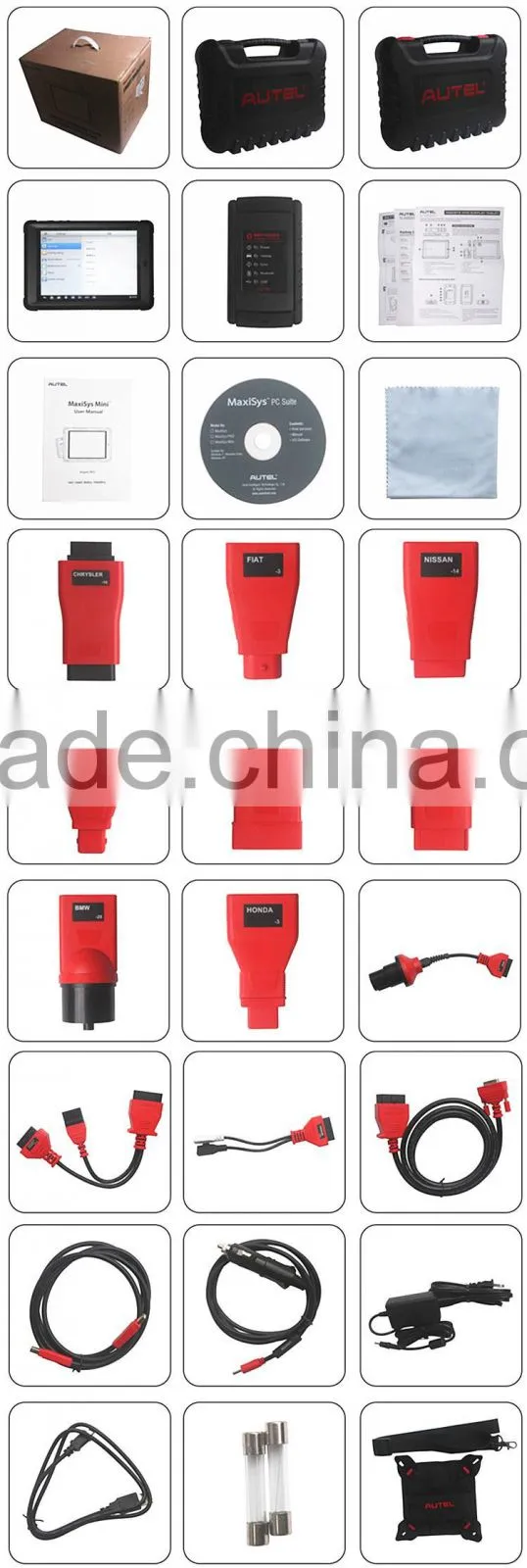 2015 Top selling 100% Original Autel MaxiSys Mini MS905 Diagnostic Analysis System with 7.9" Screen LED Touch Display In stock