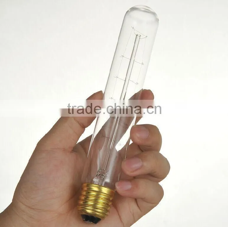 Vintage Cylinder Amber Filament Bulb Edison lamp bulb