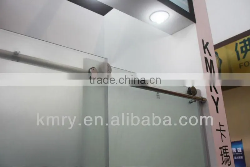 304 Stainless Steel Roller Shower Enclosure Cubicle Best Price Tempered Glass Plastic Sliding Shower Door(KD8013A)