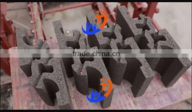 WANTE BRAND QT4-18 Concrete interlocking block brick making machine line from Factory