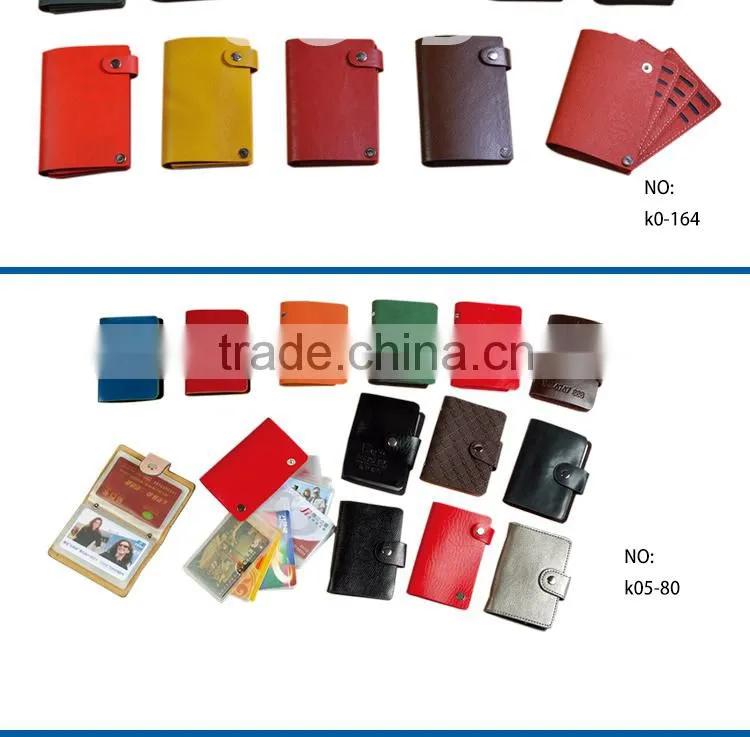 business leather embossing name card holder