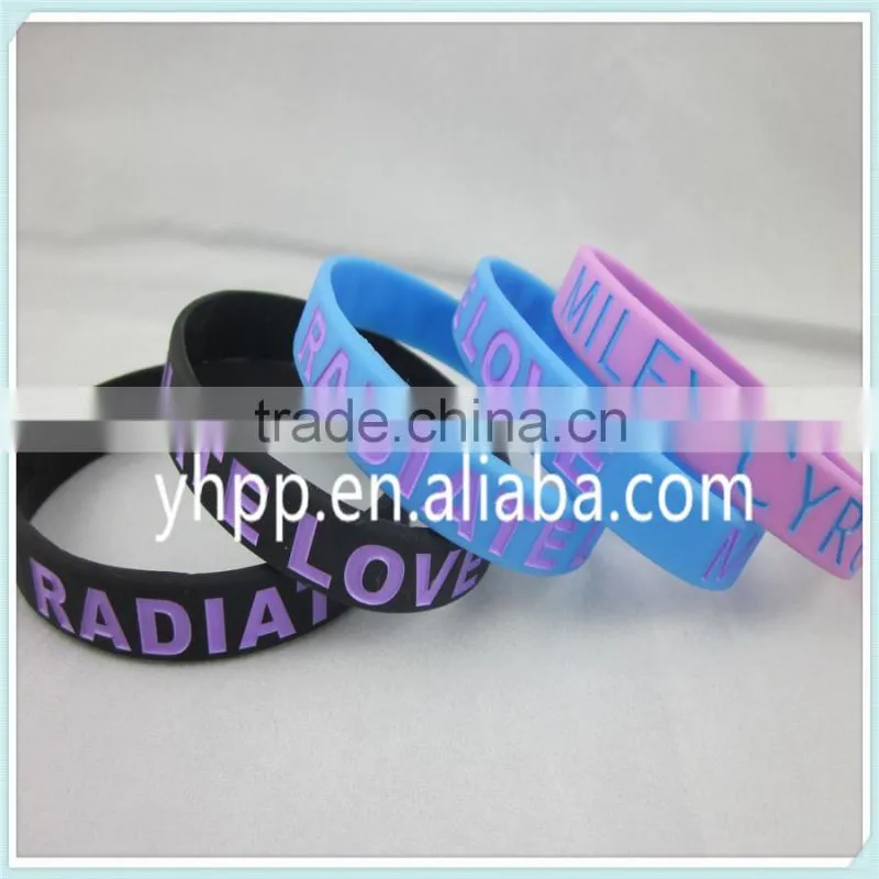 Custom RADIATE LOVE - MILEY CYRUS WRISTBAND BRACELET
