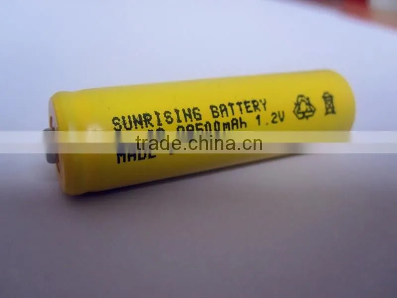 NI-CD AA500mAh rechargeable battery