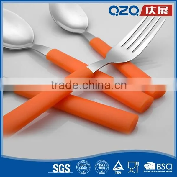 Excellent material eco-friendly cooking knife fork cheap stainless steel spoon