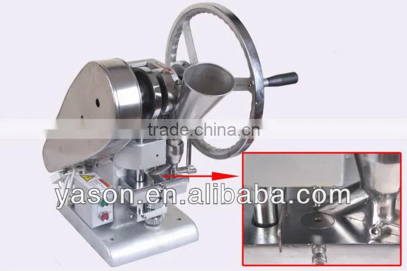 TDP1.5 single punch tablet press pill press machine with 1 set free round die g