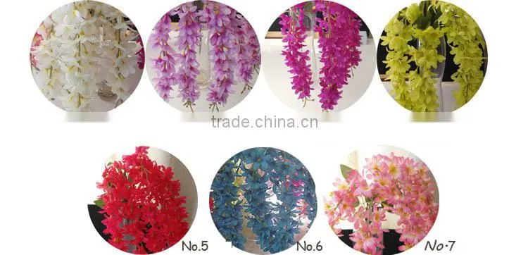 Chinese cheap wedding decorative purple wisteria for sale