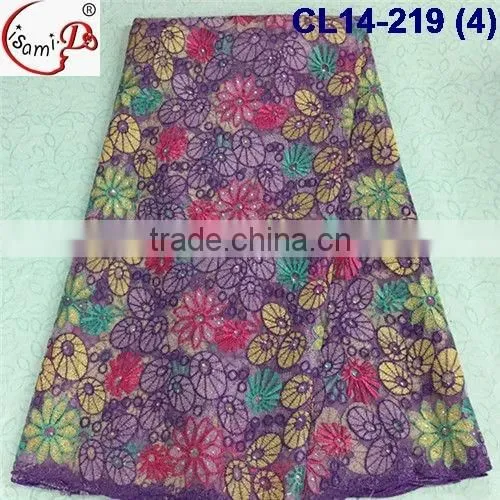 CL14-219 Elegant embroidery french lace,tulle lace fabric african french net lace fabric