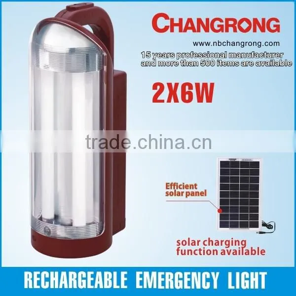 Changrong 2X6W Portable Rechargeable Emergency Light CR-1066A