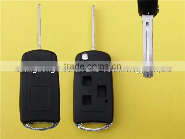 Lexus 3 button flip remote key case shell for Lexus RX300 LX470 car key cover