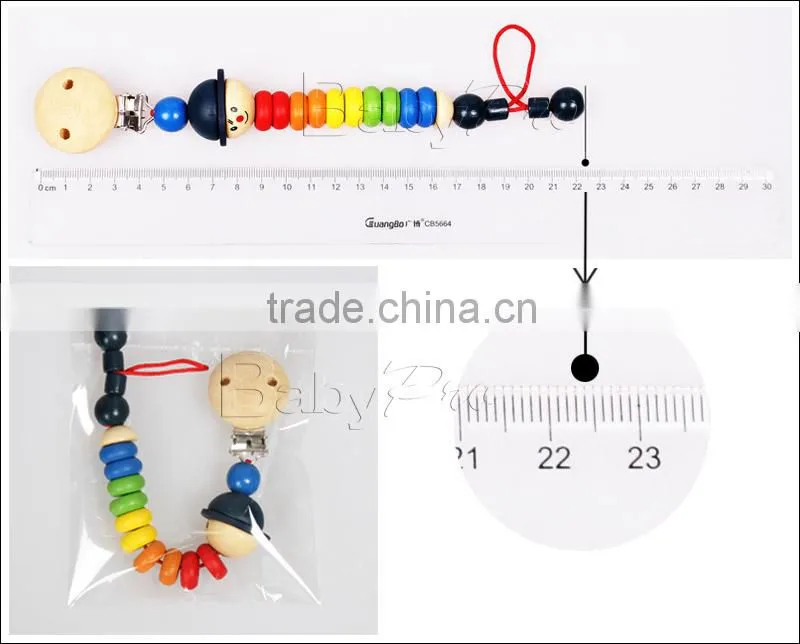 2015 New DIY Baby Products High Quality Cute Silicone Pacifier Holders