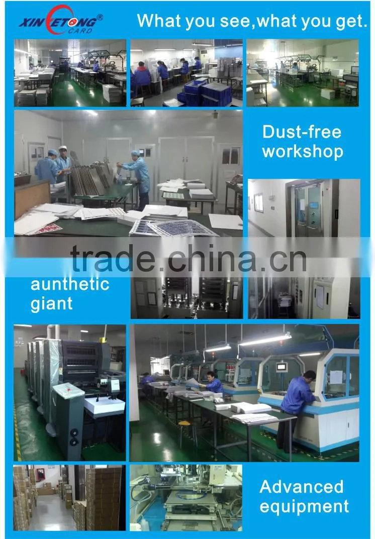 China Manufactory PVC combo card with customize printing