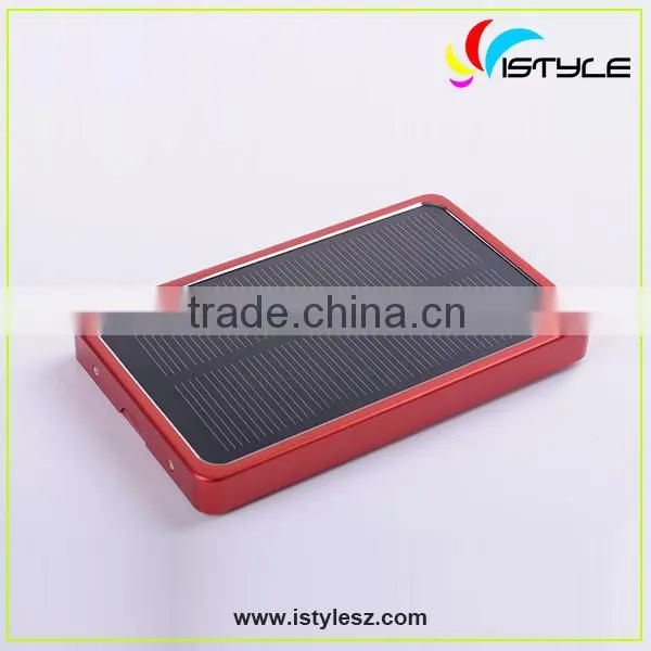 4000mAh solar battery charger power bank for cell phone
