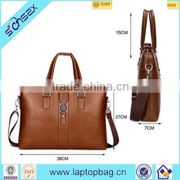 High Quality Leather Briefcase For Men Lawyers