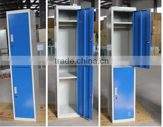 Metal 2 door locker ,KD structure