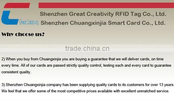 Customized PVC Card for Parking Tags