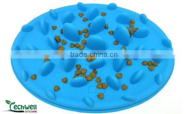 Non-toxic food grade silicone automatic dog feed bowl