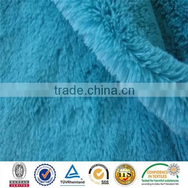 2015 New Design Embossed Pv Plush/Toy Fabric/Garment Fabric